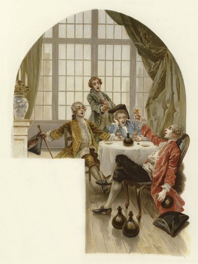 Ilustrace pro The School for Scandal (chromolitho) od Lucius Rossi