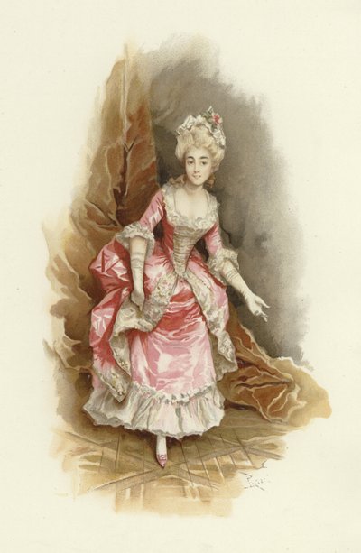 Ilustrace pro The School for Scandal (chromolitho) od Lucius Rossi
