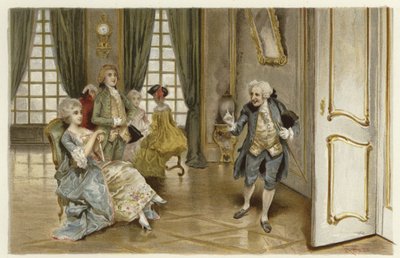 Ilustrace pro The School for Scandal (chromolitho) od Lucius Rossi