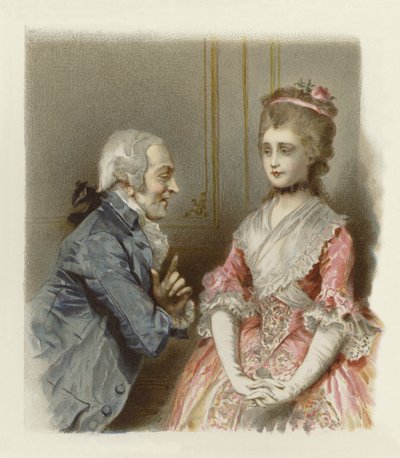 Ilustrace pro The School for Scandal (chromolitho) od Lucius Rossi