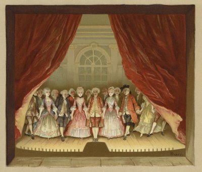 Ilustrace pro The School for Scandal (chromolitho) od Lucius Rossi