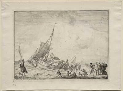 Spuštění lodi, 1701. od Ludolf Backhuysen