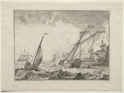 Lodě ve vichřici, 1701. od Ludolf Backhuysen