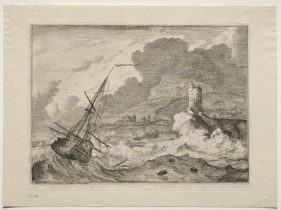 Bouře na moři, 1701. od Ludolf Backhuysen