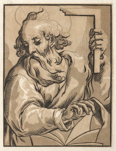 Kristus a apoštolové: Sv. Tomáš (s náměstím) od Ludolph Büsinck