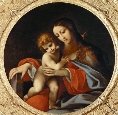 Madona s dítětem. Tondo, ... od Ludovico Carracci