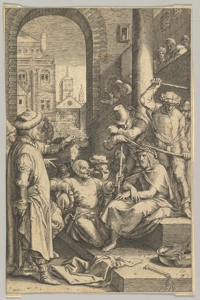 Korunování trním, z Umučení Krista, ca. 1623. od Ludovicus Siceram