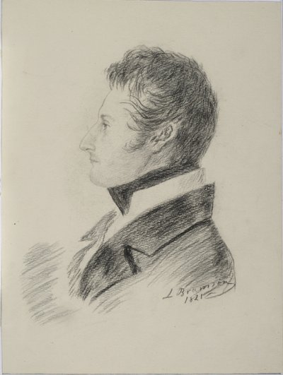 Portrét hraběte Matvey Yuryevich Vilyegorsky 1794-1866, 1821 od Ludwig Bramson