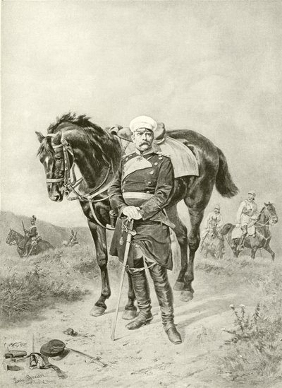 Bismarck před Paříží (hlubotisk) od Ludwig Braun