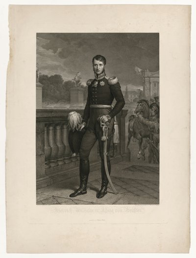 Fridrich Vilém III. na náměstí Svornosti od Ludwig Buchhorn