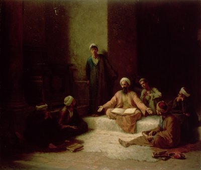 Škola koránu od Ludwig Deutsch