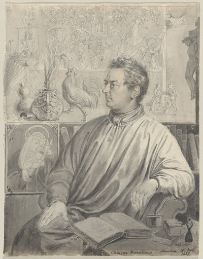 Clemens Brentano od Ludwig Emil Grimm