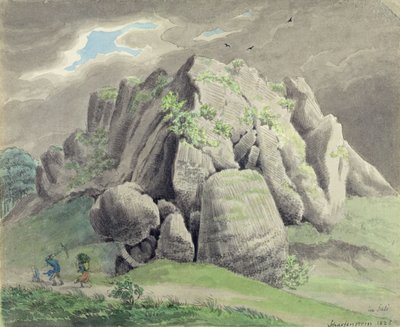 Scharfenstein u Gudensbergu od Ludwig Emil Grimm