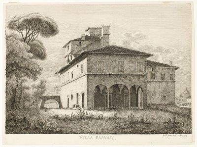 Villa Raphael, Řím od Ludwig Emil Grimm