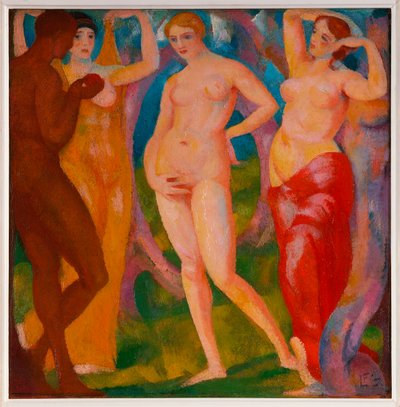 Pařížský soud od Ludwig Ferdinand Graf