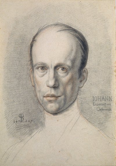 Portrét arcivévody Jana Rakouského, Schnorr von Carolsfeld, Ludwig Ferdinand od Ludwig Ferdinand Schnorr von Carolsfeld