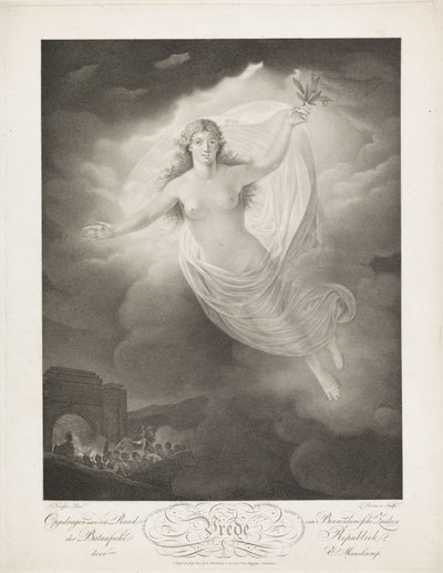 Alegorie míru v Amiens, 1802 Mír (název na objektu) od Ludwig Gottlieb Portman