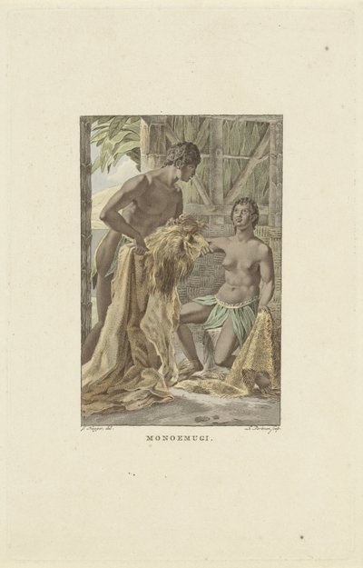 Obyvatelé království Monoemugi Monoemugi (název na objektu) od Ludwig Gottlieb Portman