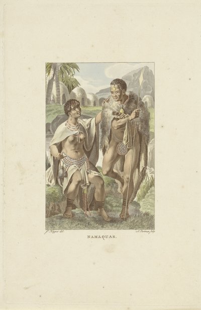Nama z jižní Afriky Namaquas (název na objektu) od Ludwig Gottlieb Portman
