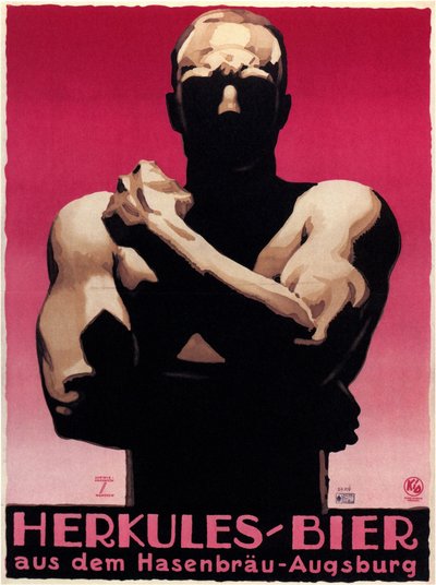 Hercules Beer, 1925 od Ludwig Hohlwein