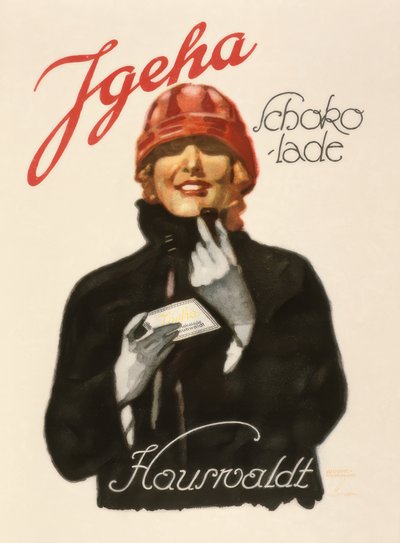 Čokoláda Igeha - Hauswaldt od Ludwig Hohlwein