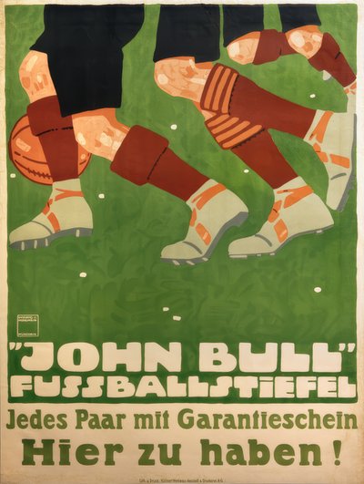 FOTBALOVÉ BOTY JOHN BULL. Každý pár se záručním listem. Mít tady! od Ludwig Hohlwein