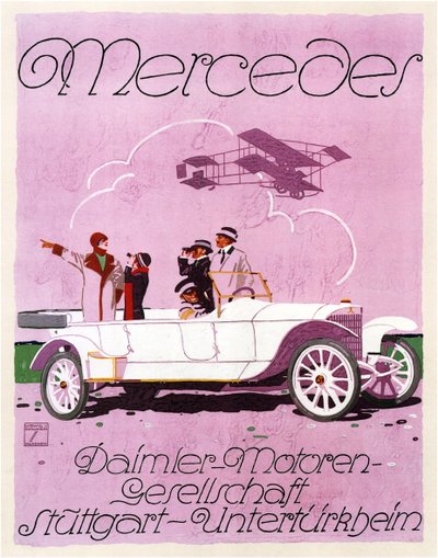 Mercedes, 1914 od Ludwig Hohlwein