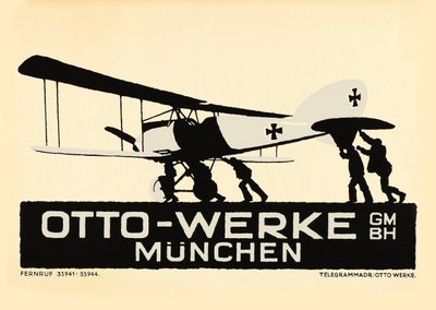 Otto-Werke, Mnichov, c. 1915 od Ludwig Hohlwein