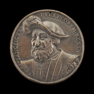 François I, 1494-1547, král Francie 1515 [avers], 1537. od Ludwig Neufahrer