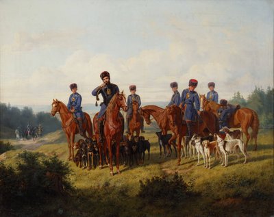 Coursing, 1856. od Ludwig Pietsch