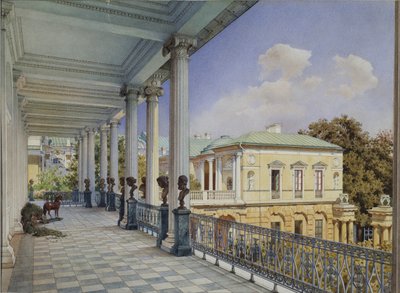 Cameron Gallery v Carskoye Selo, 1859 od Ludwig Premazzi
