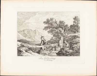 Lattenberg u Salzburgu od Ludwig Richter
