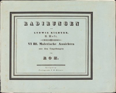 Malebné výhledy z okolí Říma od Ludwig Richter