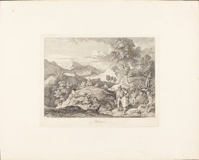 Olevano od Ludwig Richter