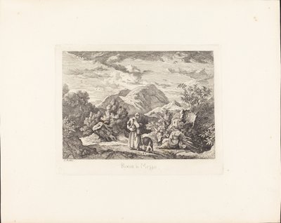 Rocca di Mezzo od Ludwig Richter