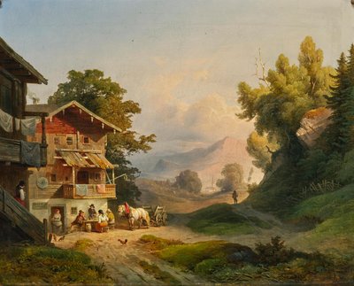 Ludwig Schuster polední odpočinek 1852 od Ludwig Schuster