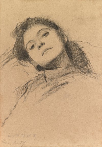 Studie dívky od Ludwig von Hofmann