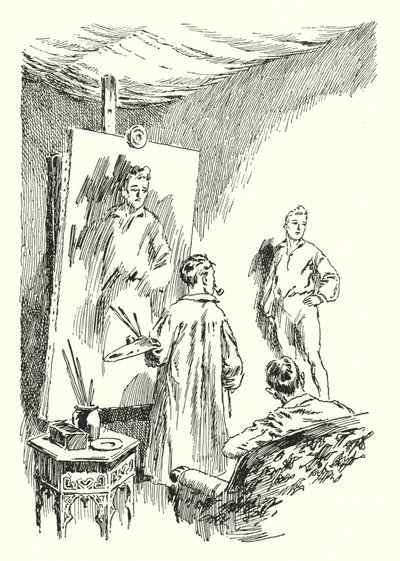 Ilustrace k Obrazu Doriana Graye od Oscara Wilda (litho) od Lui Trugo