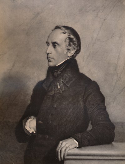 Francois Pierre Guillaume Guizot , francouzský politik a historik, 19. století 1894 od Luigi Calamatta