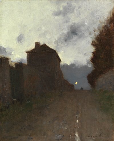 Montmartre za soumraku od Luigi Loir