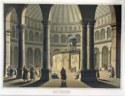 Boží hrob, hospoda. William Watts, 1806 od Luigi Mayer