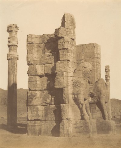 10 [Brána všech národů, Persepolis, Fars], 40.–60. léta 19. století. od Luigi Pesce