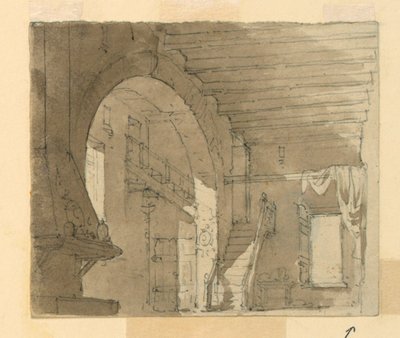 Scénický design, interiér kuchyně od Luigi Ricci