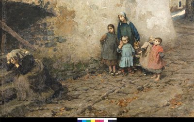 Škola smutku, 1895 od Luigi Rossi