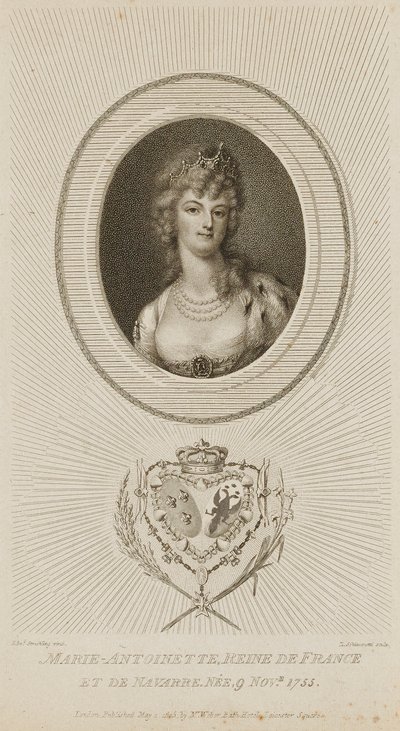 Marie Antoinetta, francouzská královna od Luigi Schiavonetti