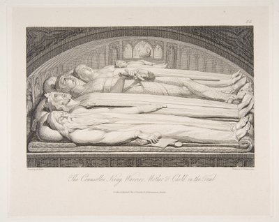 Rádce, král, válečník, matka a dítě v hrobě, z Hrobu, básně..., 1. března 1813. od Luigi Schiavonetti