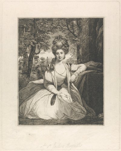 Viscountess Bayham (poté markýza Camden) od Luigi Schiavonetti