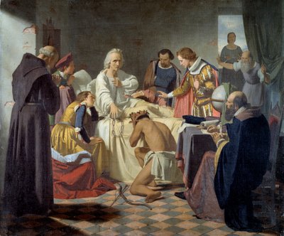 Navigátor a průzkumník Kryštof Kolumbus (Christopher Columbus od Luigi Sciallero