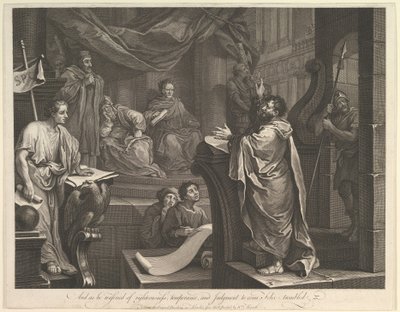 Pavel před Felixem, 5. února 1752. od Luke Sullivan