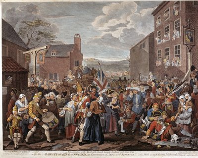 Pochod stráží směrem ke Skotsku v roce 1745 od Luke Sullivan